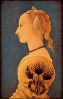 Портрет дамы в желтом 1400