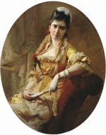Портрет певицы Лавровской 1881