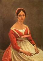 Портрет мадам Лего. Жан Батист Коро 1838