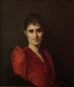 Портрет дамы в красном. Анна Билинска-Богданович