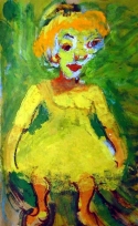 Дама в желтом платье. Владимир Сидоров