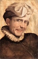 Смеющийся юноша.Аннибале Каррачи 1583