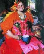 Девушка с кувшином. Абрам Архипов 1927