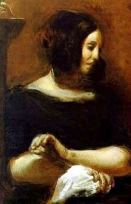 Портрет Жорж Санд. Эжен Делакруа 1839
