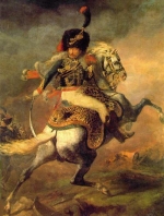 Офицер конных егерей. Жерико Теодор 1812