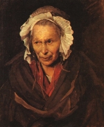 Портрет сумасшедшей. Жерико Теодор 1822