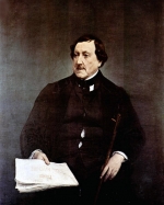 Портрет Д. Россини. Ф Хайес .1870