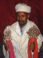 V. Монах. Храмы Лалибелы. Эфиопия 2008 г.