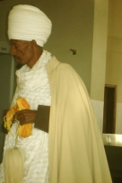 Представитель белого монашества. Аксум. Эфиопия 2008 г.