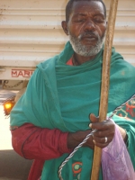 Слепой нищий. Бахарардар. Эфиопия 2008 г.