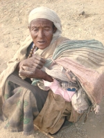 Нищенка. Лалибела. Эфиопия 2008 г