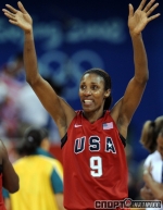Лина Лесли (США) олимпийская чемпионка по баскетболу