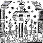 68 Орнаментальное изображение богини Макоши (Габен магический)