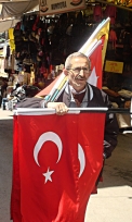 Анкара Базар Продавец флагов