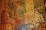 Фреска с тремя женщинами в саду Геркуланум III в до н.э