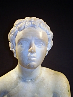Голова статуи "Мальчик с гусем" Помпеи I в