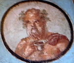 Фреска с Сатиром Помпеи I в